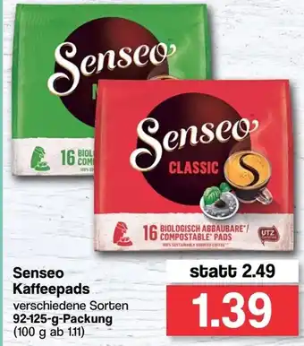 Famila Nord West Senseo Kaffeepads 92-125g Angebot