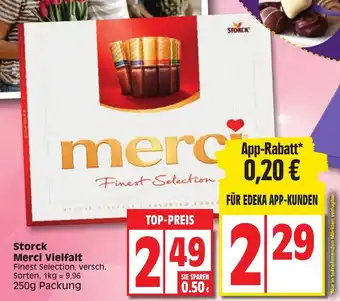 Edeka Storck Merci Vielfalt 250 g Angebot