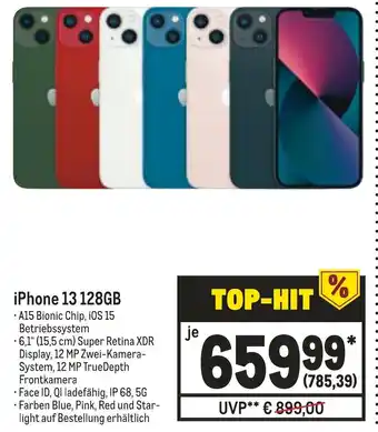 METRO iPhone 13 128GB Angebot