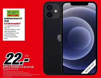 MediaMarkt Apple iPhone 12 5G 64 GB Angebot