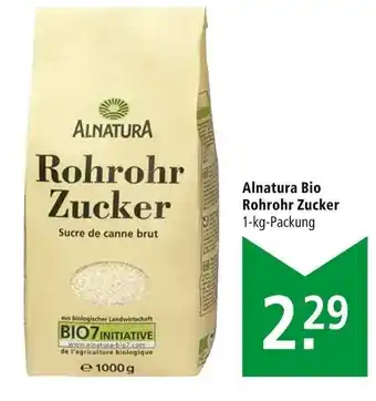 Marktkauf Alnatura Bio Rohrohr Zucker 1 kg Angebot