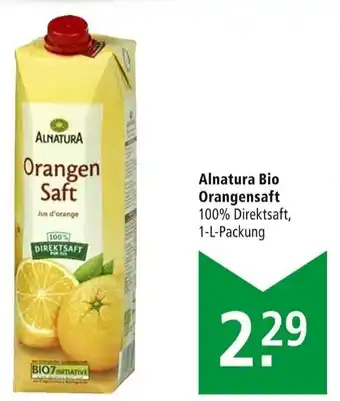 Marktkauf Alnatura Bio Orangensaft 1 L Angebot