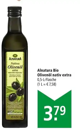 Marktkauf Alnatura Bio Olivenöl nativ extra 0,5 L Angebot