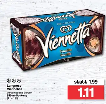 Famila Nord West Langnese Viennetta 650ml Angebot