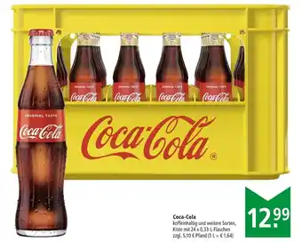 Marktkauf Coca Cola 24 x 0,33 L Angebot