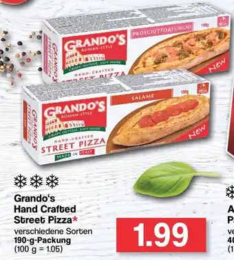 Famila Nord West Grando's Hand Crafted Street Pizza 190g Angebot