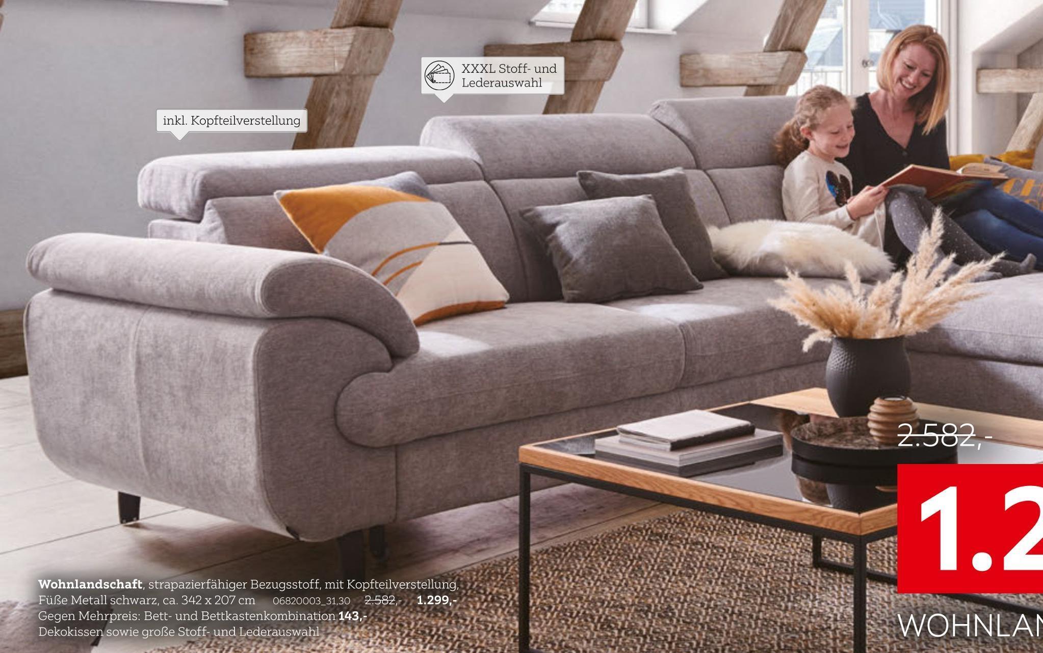 Valnatura wohnlandschaft Angebot bei XXXLutz