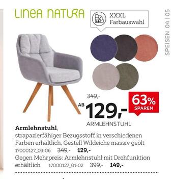 XXXLutz Linea natura armlehnstuhl Angebot