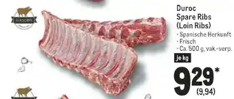 METRO Duroc spare ribs (loin ribs) Angebot