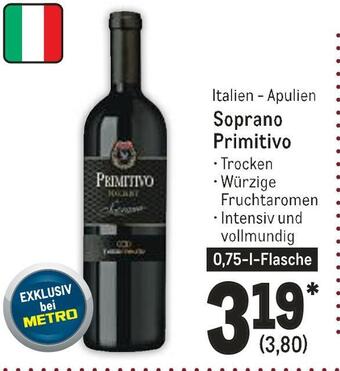 METRO Soprano primitivo Angebot