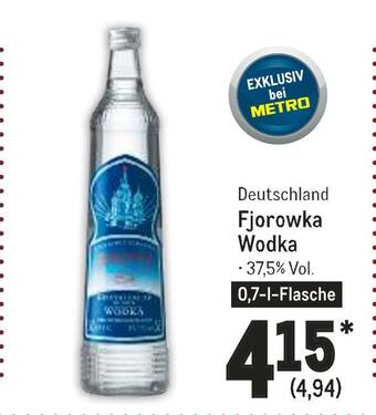 METRO Fjorowka wodka Angebot