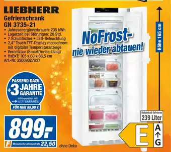 expert Techno Land Liebherr Gefrierschrank GN 3735 21 Angebot