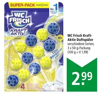 Marktkauf WC Frisch Kraft Aktiv Duftspüler 3 x 50 g Angebot