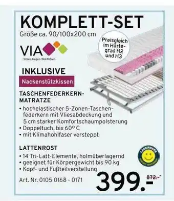 Möbel Heinrich Via Taschenfederkernmatratze Oder Lattenrost Angebot