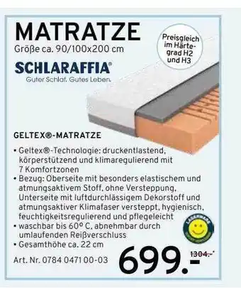 Möbel Heinrich Schlaraffia Geltex-matratze Angebot