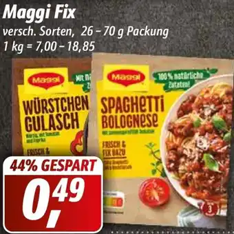 Simmel Maggi Fix 26-70g Packung Angebot