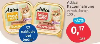 Budni Attica Katzennahrung 100 g Angebot