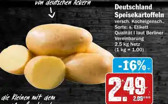 Hit Deutschland Speisekartoffeln 2,5kg Angebot