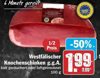 Hit Westfälischer Knochenschinken g.g.A. 100g Angebot