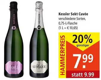 Marktkauf Kessler Sekt Cuvée 0,75 L Angebot