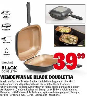 Marktkauf Wendepfanne Black Doubletta Angebot