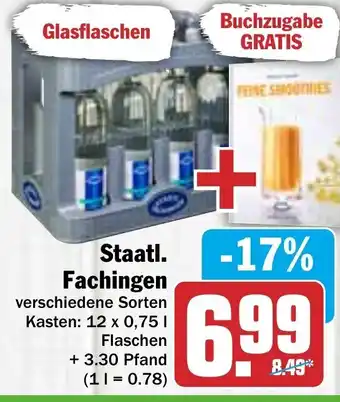 Hit Staatl. Fachingen 12x0,75L Flaschen Angebot