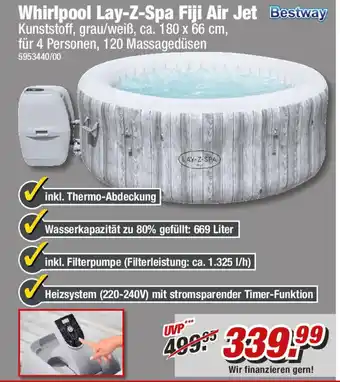 Poco Bestway Whirpool Lay-Z-Spa Fiji Air Jet Angebot