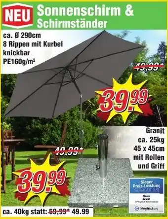 Wiglo Wunderland Sonnenschirm & Schirmständer Angebot