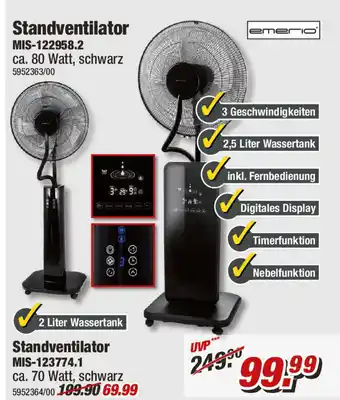 Poco Emerio Standventilator MIS-122958.2 Angebot