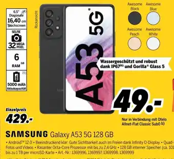 MEDIMAX Samsung Galaxy A53 5G 128 GB Angebot