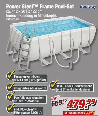 Poco Bestway Power Steel TM Frame Pool-Set Angebot