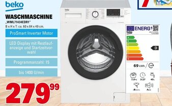 Marktkauf beko Waschmaschine Angebot