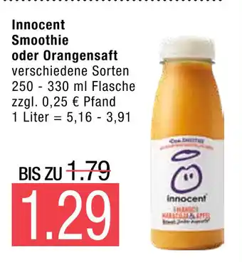 Marktkauf Innocent Smoothie oder Orangensaft 250/330ml Angebot