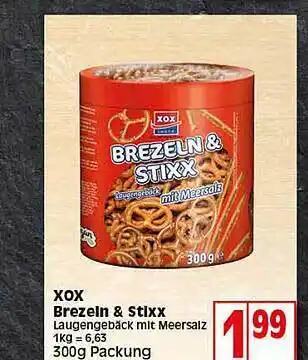 Elli Markt Xox Brezeln & Stixx Angebot