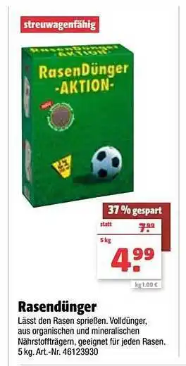 Hagebau Rasendünger Angebot