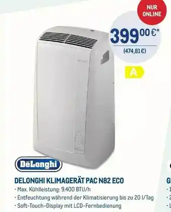 METRO Delonghi Klimagerät Pac N82 Eco Angebot