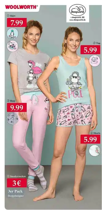 Woolworth Shirt, Top, Hose, Shorts Oder Sneakersocken Angebot