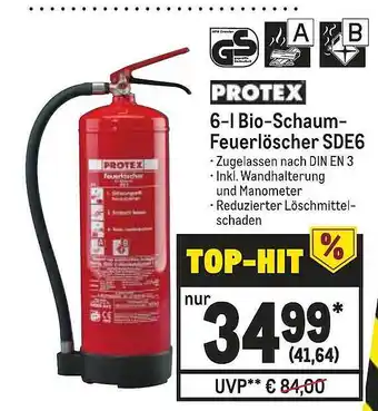 METRO Protex 5-l Bio-schaum-feuerlöscher Sde6 Angebot