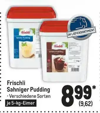 METRO Frischli Sahniger Pudding Angebot