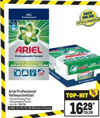 METRO Ariel Professional Vollwaschmittel Angebot