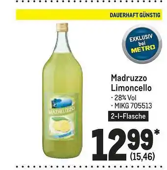 METRO Madruzzo Limoncello Angebot