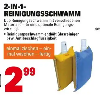 Marktkauf 2 in 1 Reinigungsschwamm Angebot