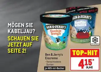 METRO Ben & Jerry's Eiscreme Angebot