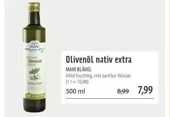 Superbiomarkt Olivenöl Nativ Extra Mani Bläuel Angebot