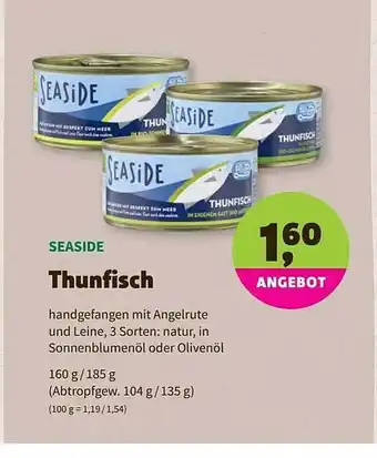 Aleco Biomarkt Seaside Thufisch Angebot