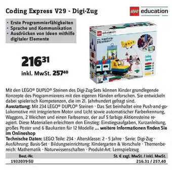 Conrad Lego Coding Express V29 - Digi-zug Angebot