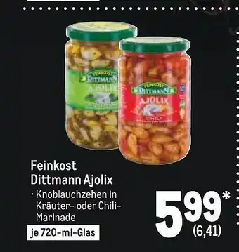 METRO Feinkost Dittmann Ajolix Angebot