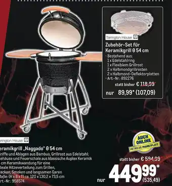 METRO Tarrington House Zubehör-set Für Keramikgrill Oder Keramikgrill „naggado“ Angebot