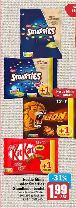 AEZ Nestlé Minis Oder Smarties Standbodenbeutel Angebot