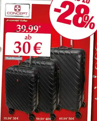 Woolworth 8-concept Koffer Angebot